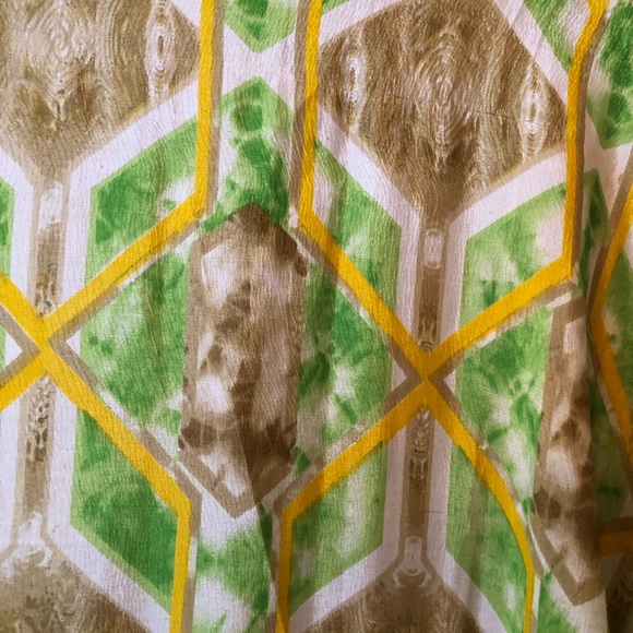 Darn Good Yarn Goddess Mini, reversible 2 layer recycled sari wrap skirt - Picture 10 of 11